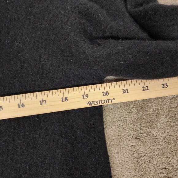 Hunt Club Women's Sweater Size M Gray Wool Henley Neck Casual Outdoor Warm Comfy - Picture 7 of 8